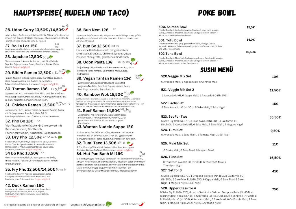 Menu_Tumi's Noodle House_Berlin_image_1