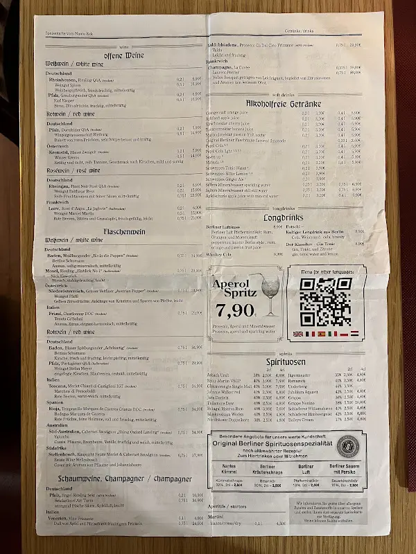 Menu_Nante-Eck | Restaurant Berlin Mitte_Berlin_immagine_4