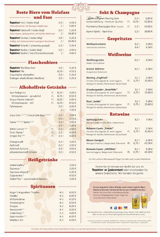 Menu_Augustiner am Gendarmenmarkt_Berlin_imagen_1