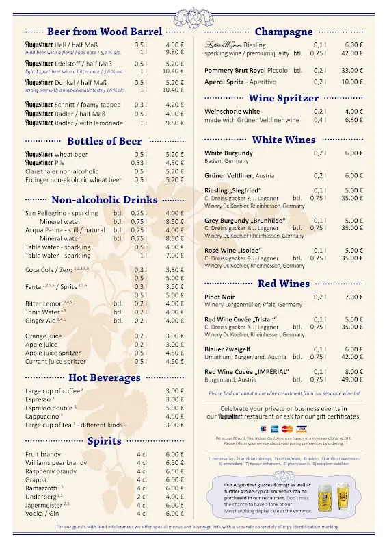 Menu_Augustiner am Gendarmenmarkt_Berlin_imagen_2