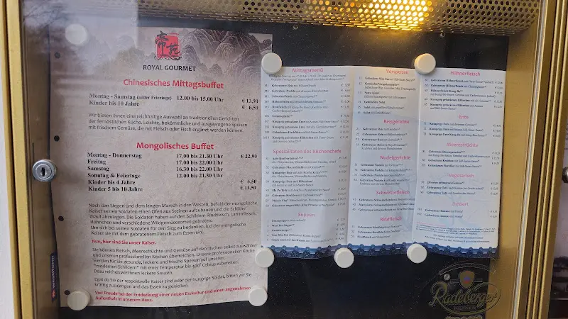 Royal Gourmet Chinarestaurant ristorante a Berlin