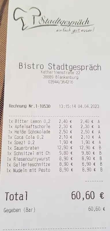 Menu_Stadtgespräch - einfach gut essen!_(Harz)_image_1