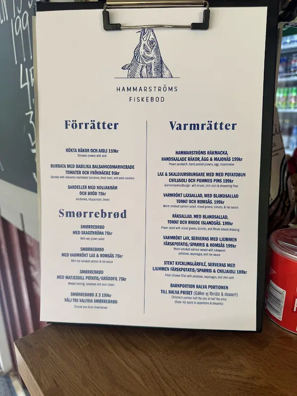 Menu_Hammarströms Fiskebod_Sweden_image_1