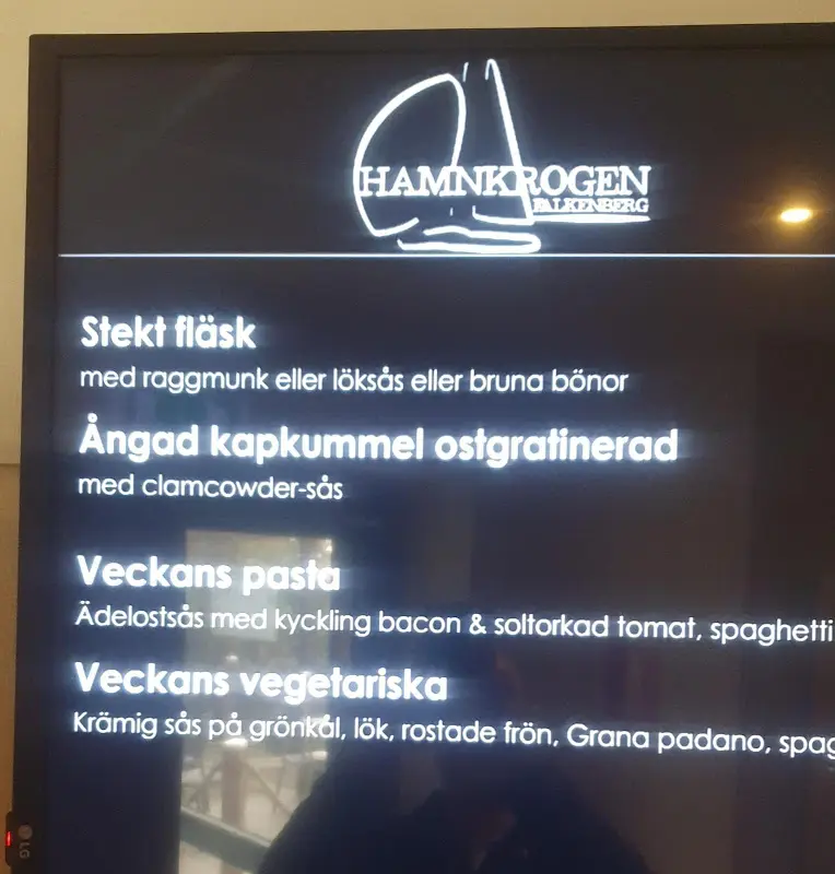Menu_Hamnkrogen i Falkenberg AB_Sweden_image_2