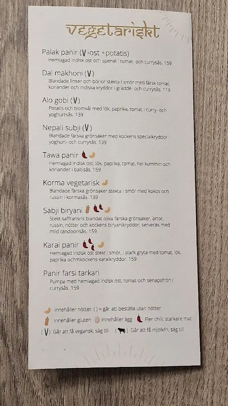 Menu_Restaurang Prashad_Sweden_immagine_2