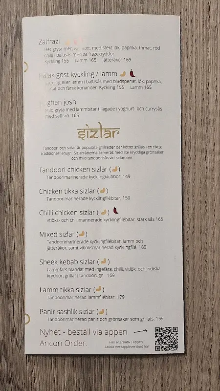 Menu_Restaurang Prashad_Sweden_immagine_4
