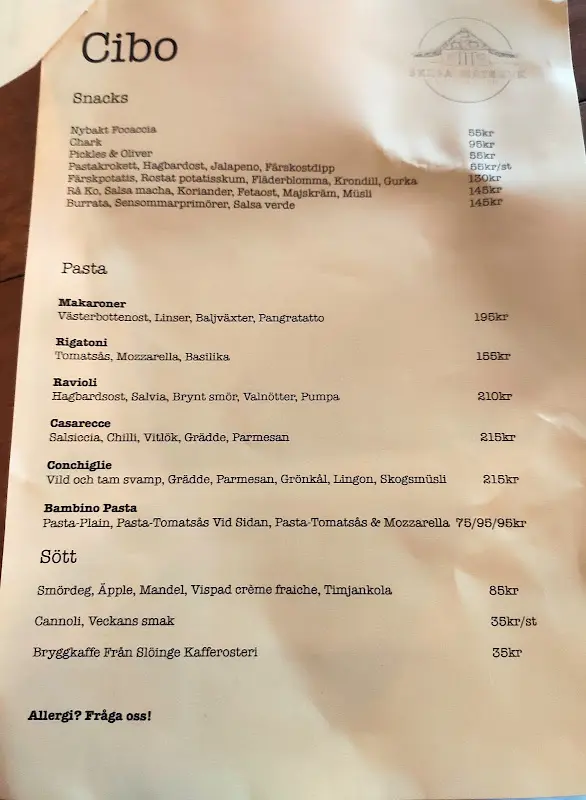 Menu_Skrea Matbruk_Sweden_image_2