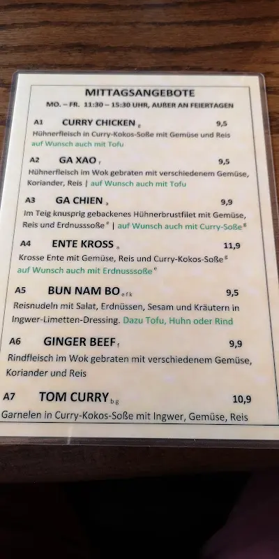 Menu_Hanoi Bistro Friedenau_Berlin_immagine_2