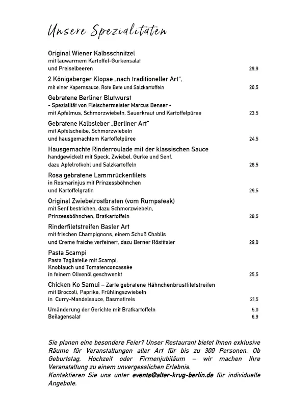 Menu_Alter Krug Dahlem_Berlin_immagine_2