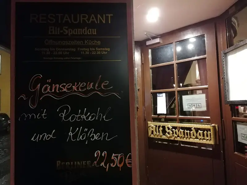 Menu_Restaurant Alt-Spandau_Berlin_immagine_1