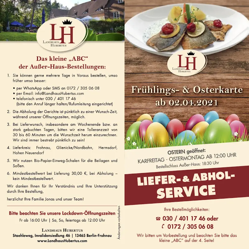 Menu_Landhaus Hubertus_Berlin_immagine_3