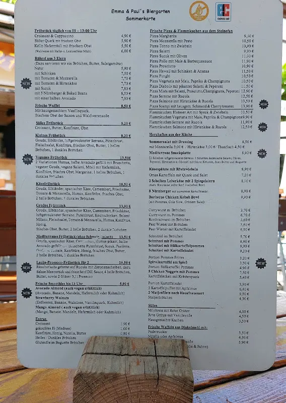 Menu_Emma & Paul's Biergarten / Eiskrem Hausgemacht_Berlin_image_3