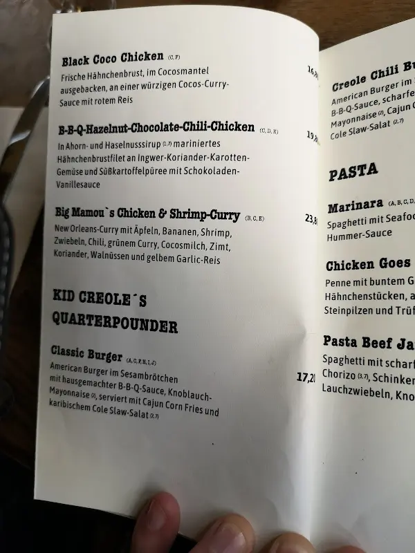 Menu_Kid Creole_Berlin_immagine_4