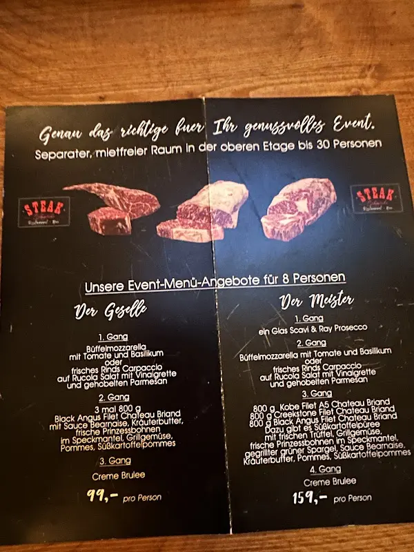 Menu_Steak Schmiede - Restaurant, Bar_Berlin_immagine_1