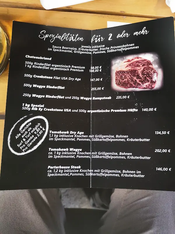 Menu_Steak Schmiede - Restaurant, Bar_Berlin_immagine_2