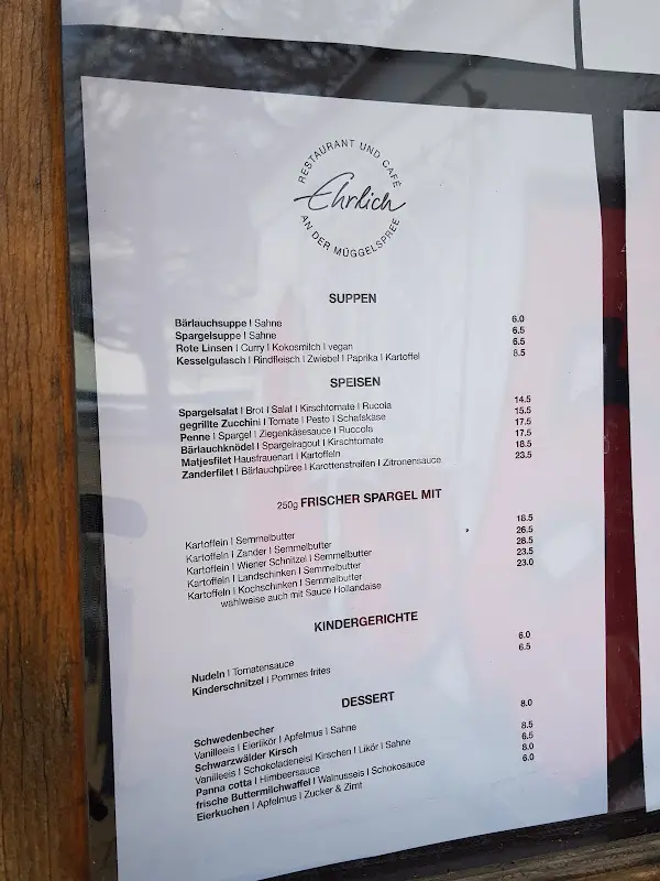 Menu_Restaurant Ehrlich in Friedrichshagen_Berlin_immagine_2