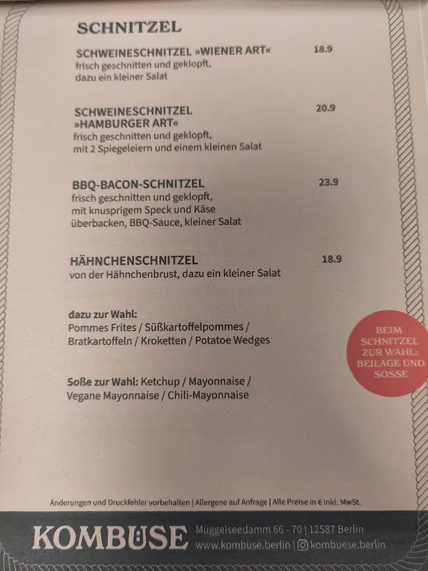 Menu_Kombüse Berlin_Berlin_immagine_3