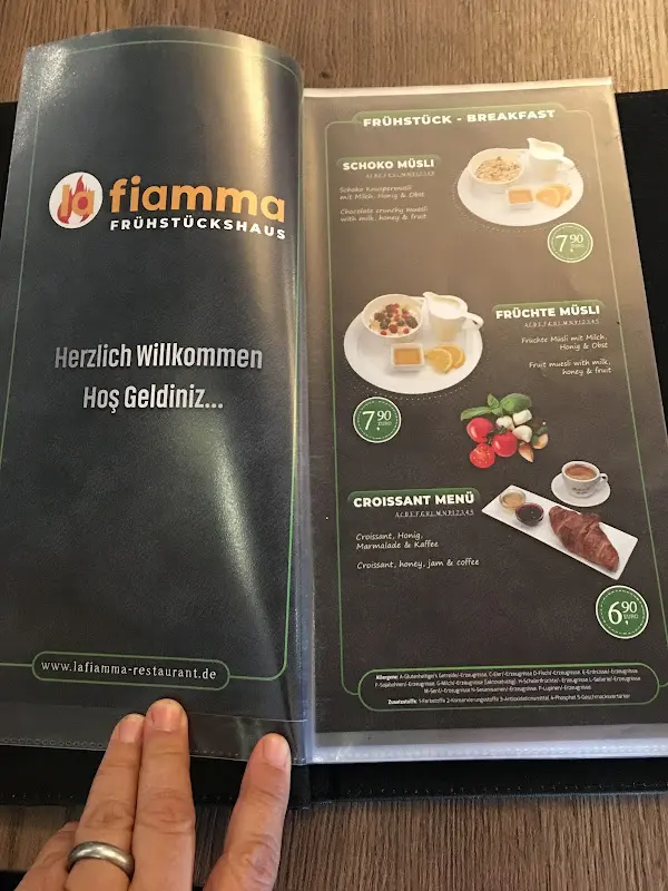Menu_La Fiamma Restaurant & Frühstückshaus_Berlin_image_2