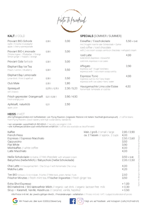 Menu_Café fritz & friedrich_Berlin_immagine_1