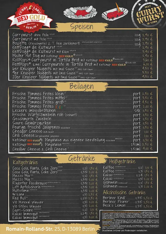 Menu_Curry Land - Imbiss Currywurst_Berlin_image_1