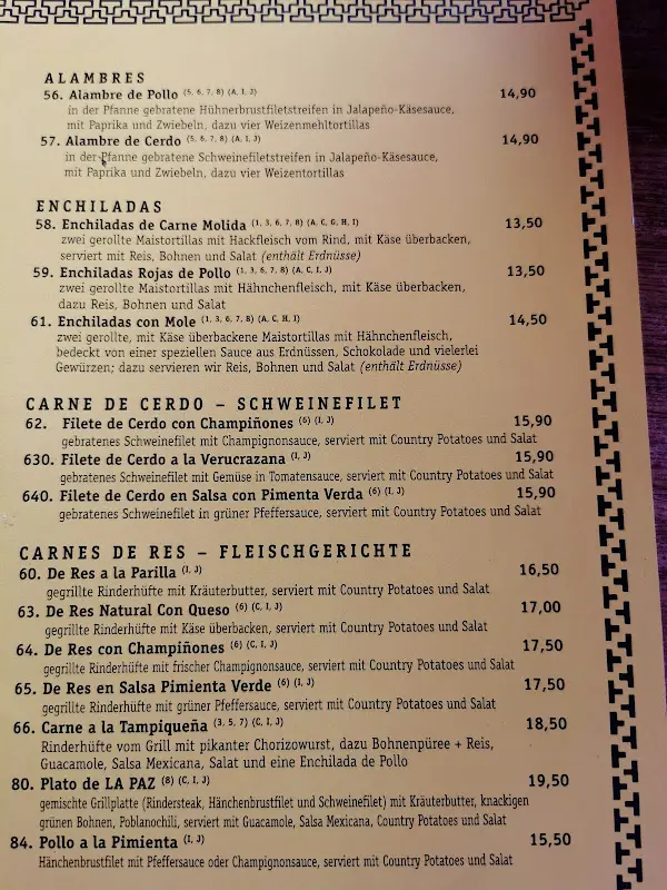 Menu_Restaurant La Paz in Hellersdorf_Berlin_immagine_4