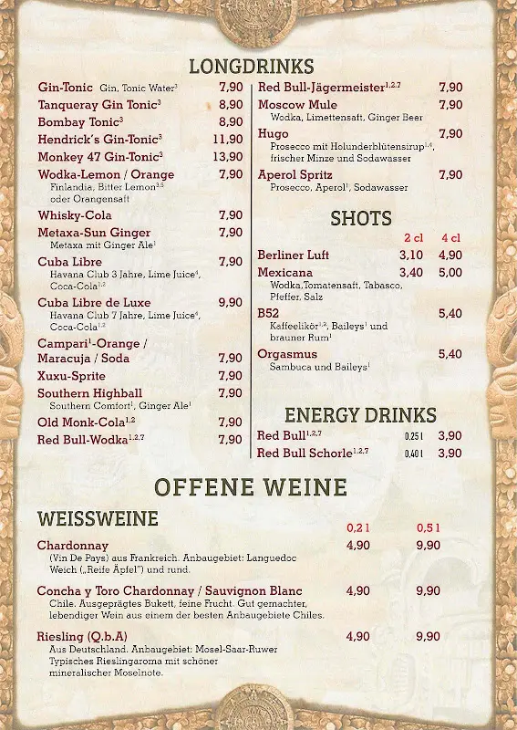 Menu_PocoLoco 4 | Cantina Mexicana & Cocktailbar | Karow_Berlin_immagine_4