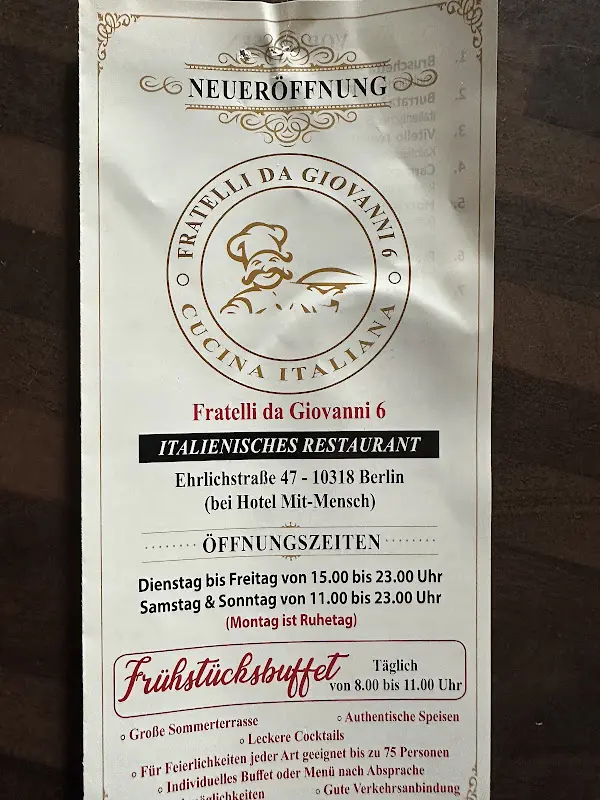 Menu_Fratelli da Giovanni 6_Berlin_immagine_2