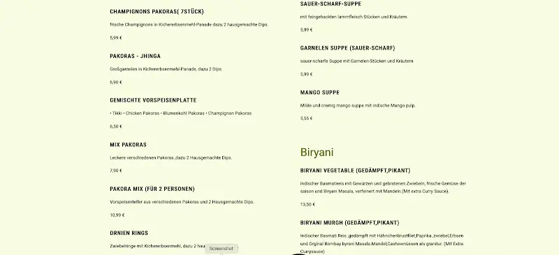 Menu_Taj Mahal_Berlin_image_2