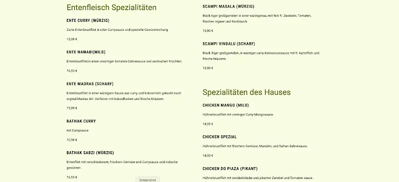 Menu_Taj Mahal_Berlin_image_3