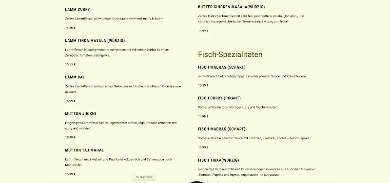 Menu_Taj Mahal_Berlin_image_4