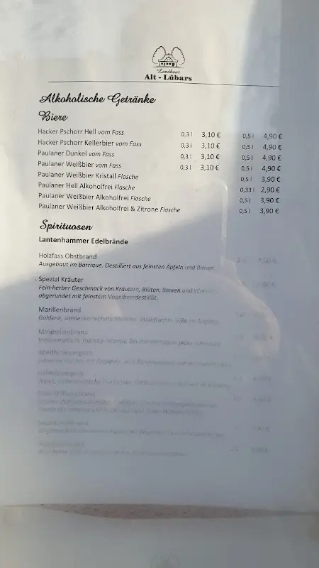 Menu_Landhaus Alt-Lübars_Berlin_immagine_1