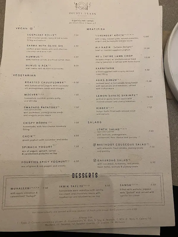 Menu_Fourty Years Kitchen_Berlin_image_2