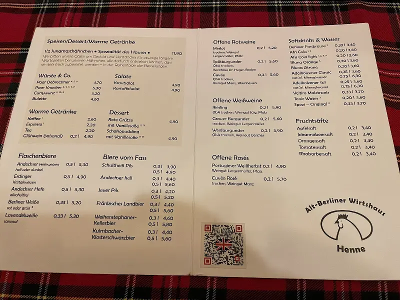 Menu_Alt Berliner Wirtshaus Henne_Berlin_image_2