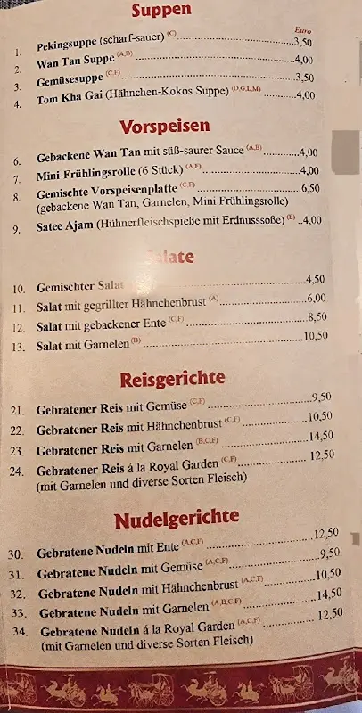 Menu_Buffet Restaurant Royal Garden Berlin_Berlin_immagine_2