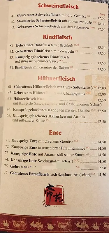 Menu_Buffet Restaurant Royal Garden Berlin_Berlin_immagine_4