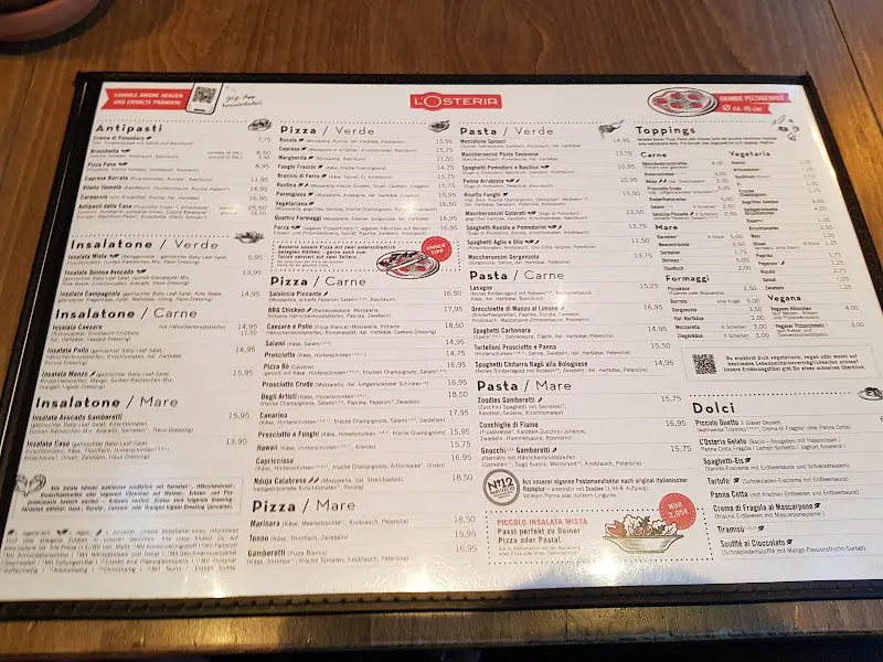 Menu_L'Osteria Berlin Mahlsdorf_Berlin_immagine_1
