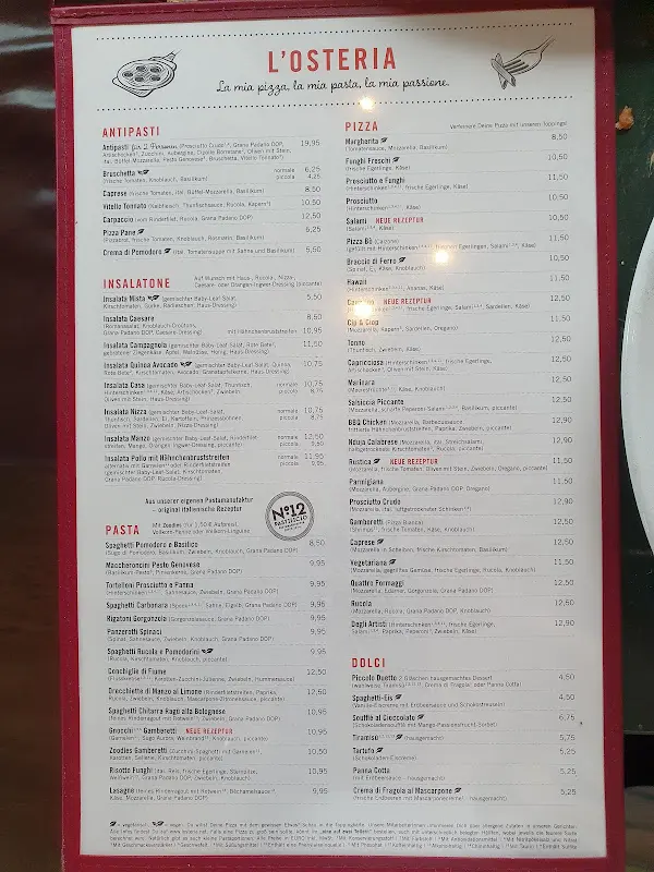 Menu_L'Osteria Berlin Mahlsdorf_Berlin_immagine_2