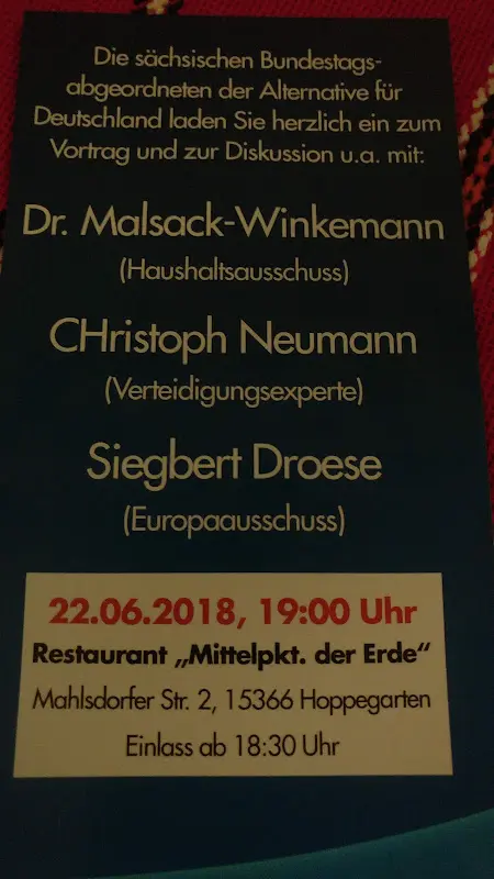 Menu_Restaurant Mittelpunkt der Erde_Hoppegarten_immagine_3