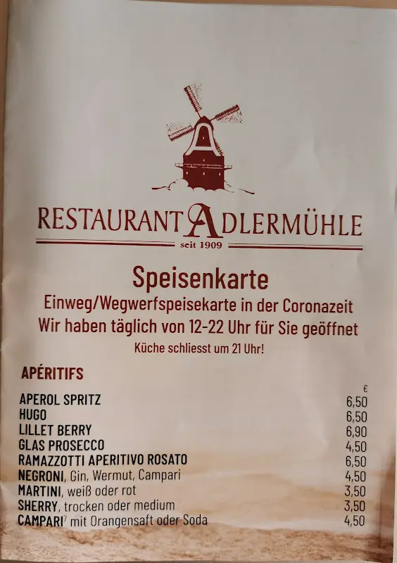 Menu_Restaurant Adlermühle Berlin_Berlin_immagine_2