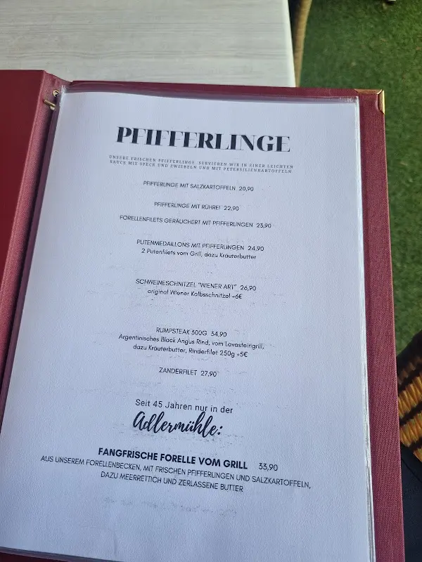 Menu_Restaurant Adlermühle Berlin_Berlin_immagine_4