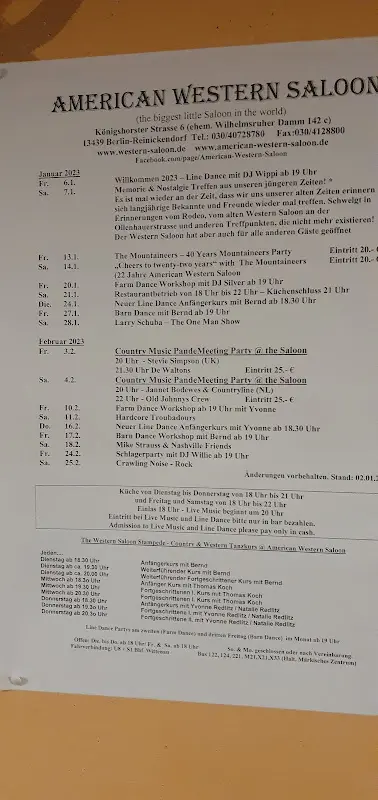 Menu_American Western Saloon_Berlin_immagine_1