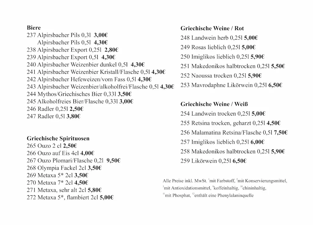 Menu_Dionysos Achern_Achern_image_1