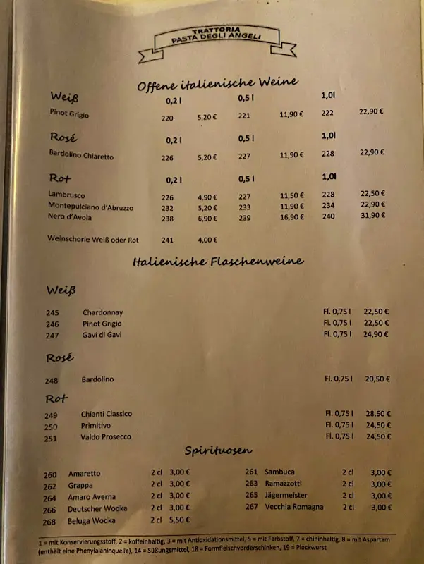 Menu_Trattoria Pasta degli Angeli_Berlin_image_2