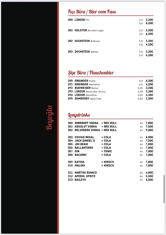 Menu_Beyoglu Berlin_Berlin_immagine_3