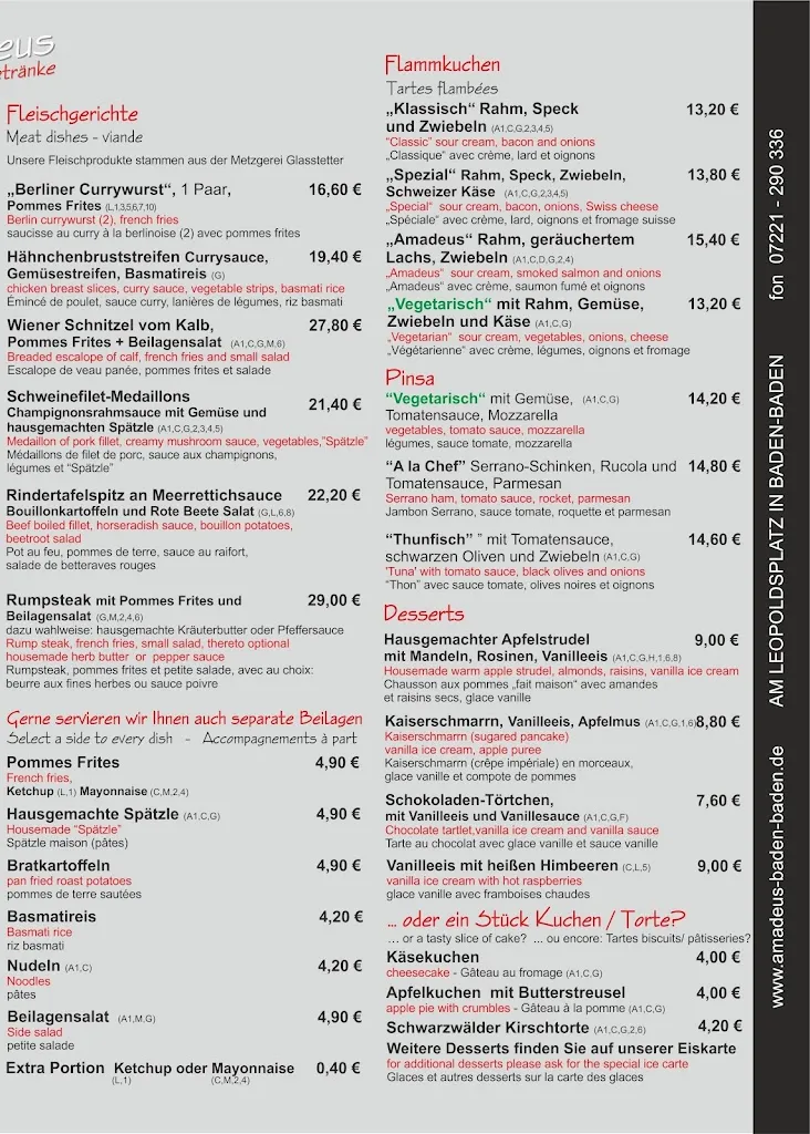 Menu_Amadeus Restaurant - Hausbräu_Baden-Baden_immagine_3