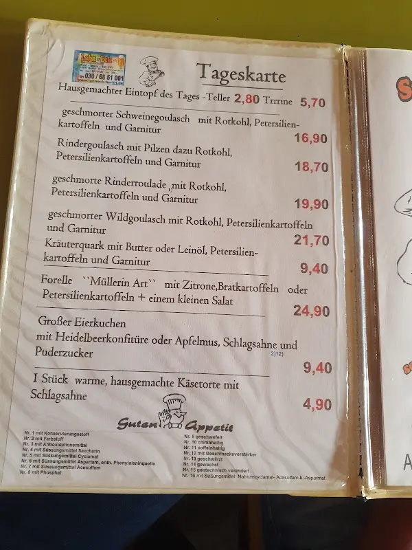 Menu_Lahn-Eck Berlin Das gemütliche Schank und Speiselokal_Berlin_immagine_2
