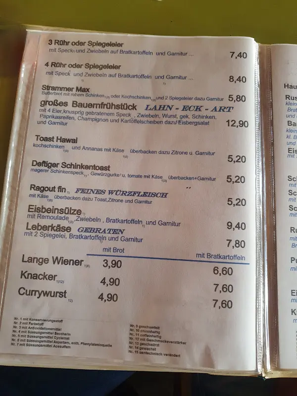 Menu_Lahn-Eck Berlin Das gemütliche Schank und Speiselokal_Berlin_immagine_4