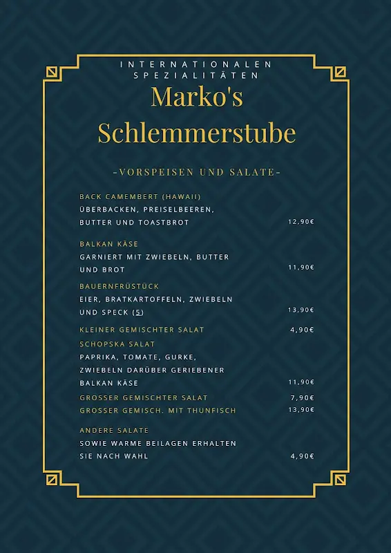 Menu_Restaurant Marko's Schlemmerstube_Berlin_image_4