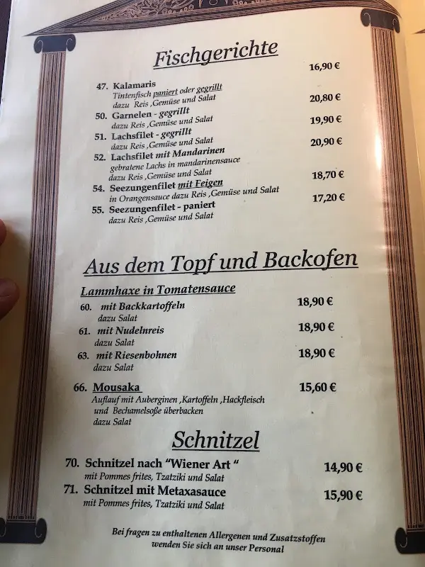 Menu_Griechisches Restaurant Dionysos - am Zabel Krüger Damm_Berlin_immagine_2