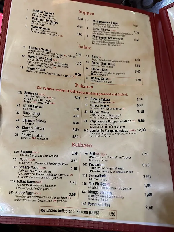 Menü_Aaina Tempelhof | Indisches Restaurant | Cocktailbar_Berlin_Bild_1